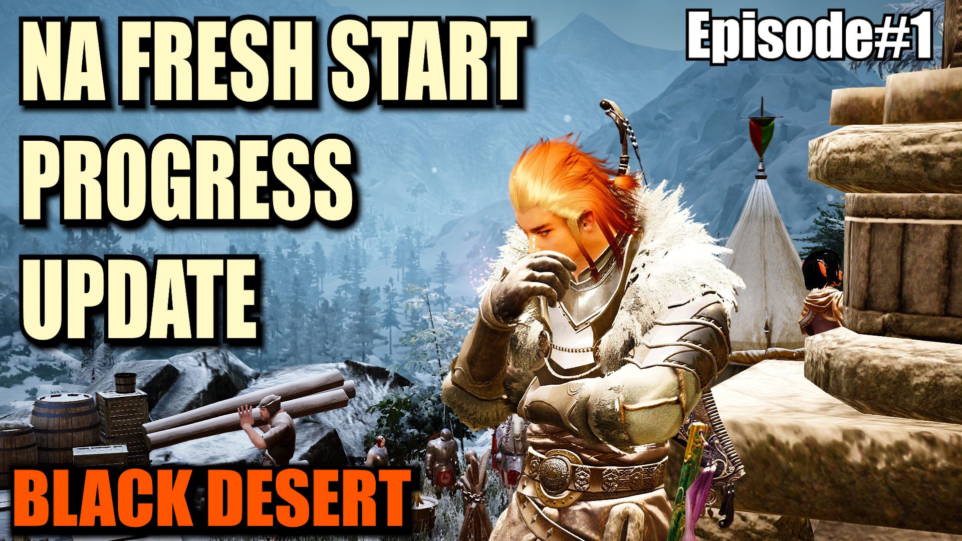 Start progress. Upgrading Gear Black Desert.
